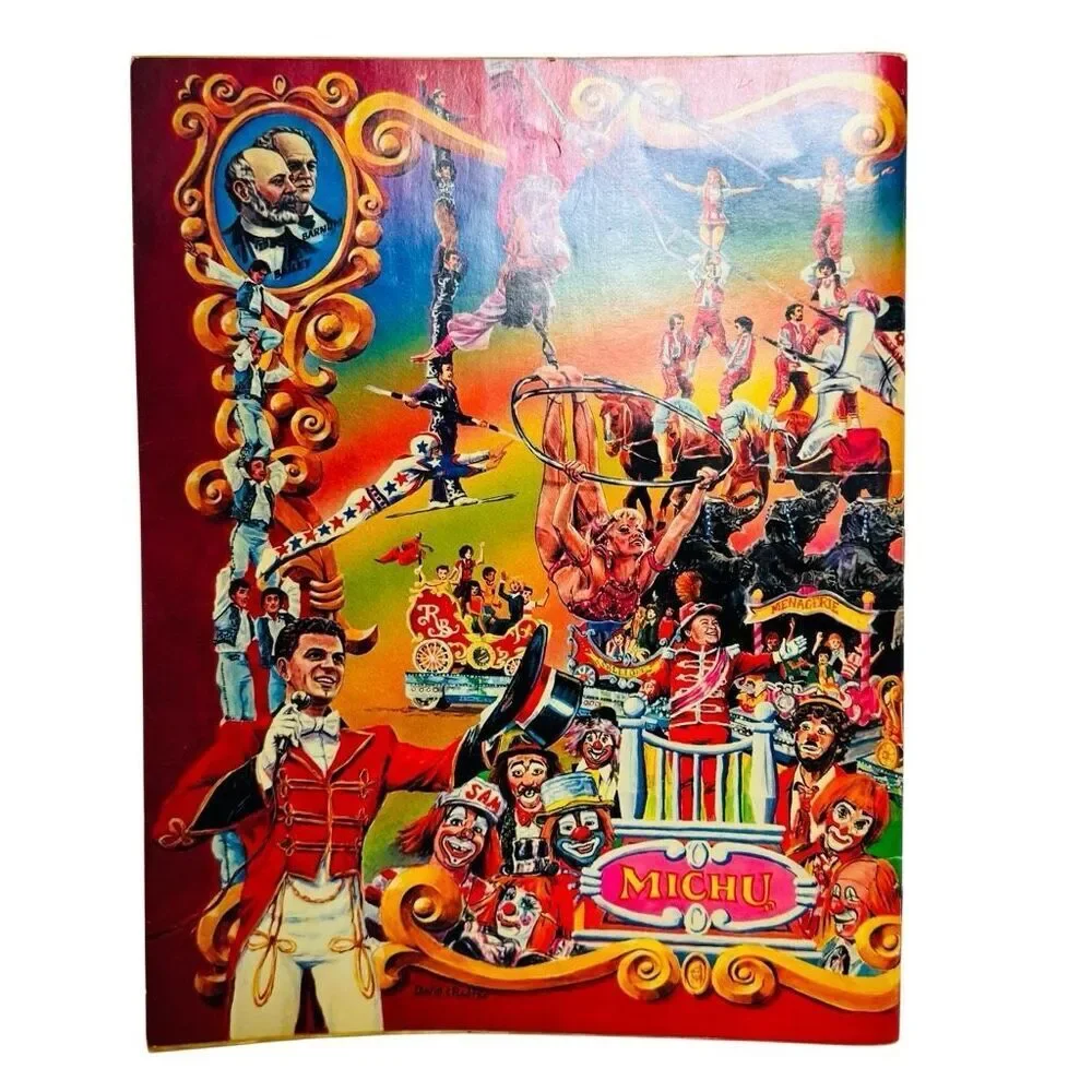 1985 Ringling Bros Barnum & Bailey Circus 100 Yr Souvenir Program